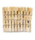 Carlige de rufe din lemn "bambus" "7.1 X 1.3cm" - imagine 2