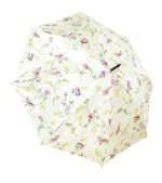 umbrela baston cu maner curbat florala - imagine 2