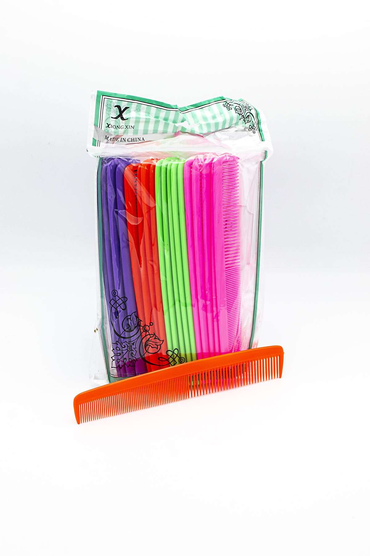 Pieptan de par color plastic "14 cm" engross - imagine 4