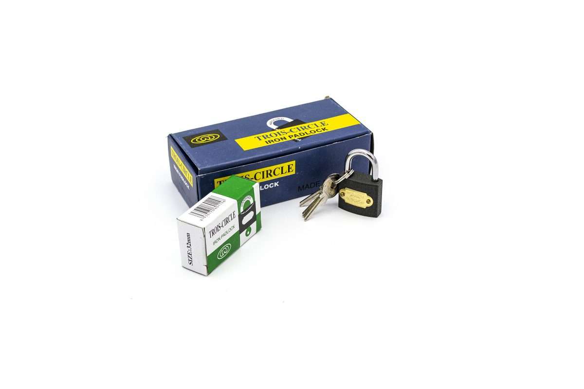 Lacat negru 32mm engross - imagine 3