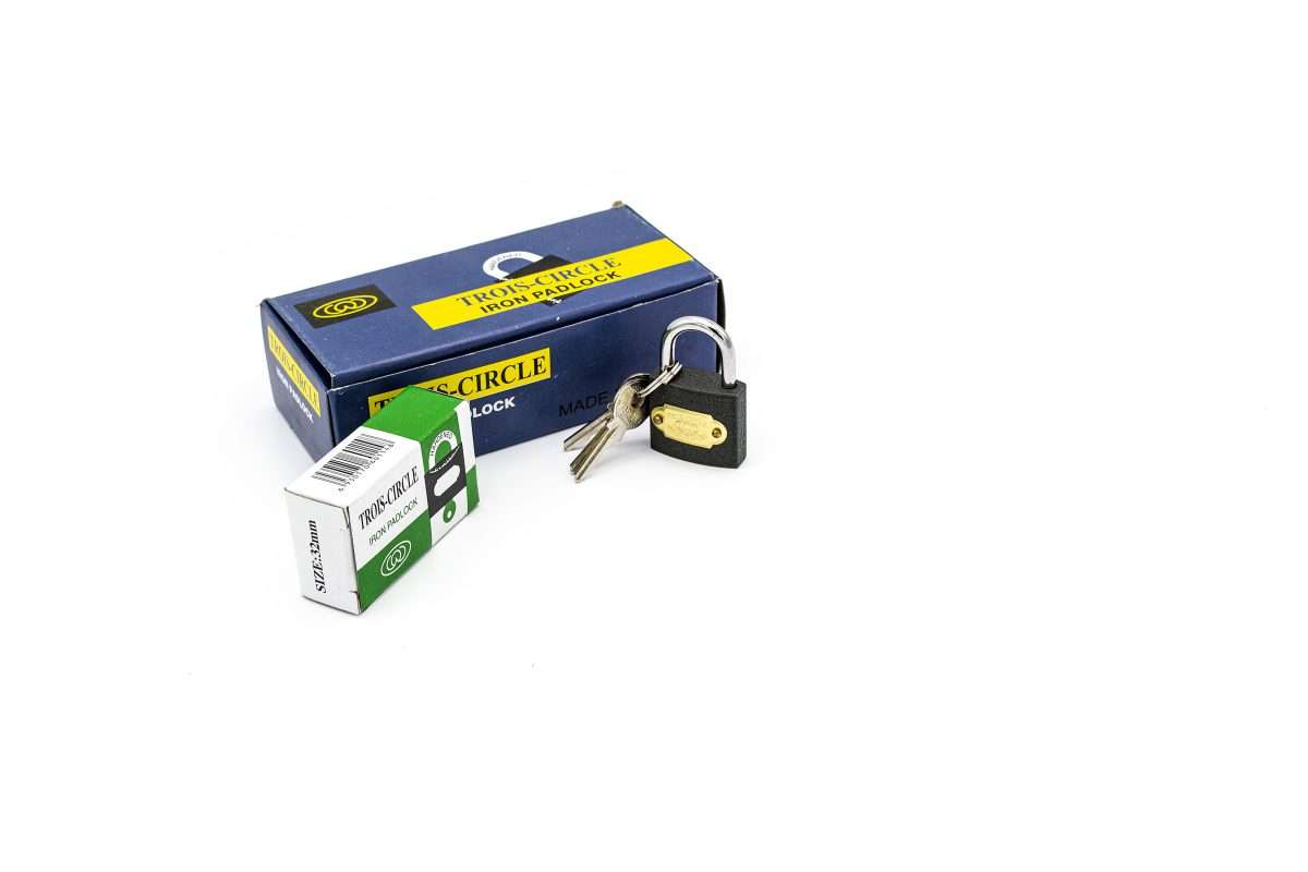 Lacat negru 32mm engross - imagine 1