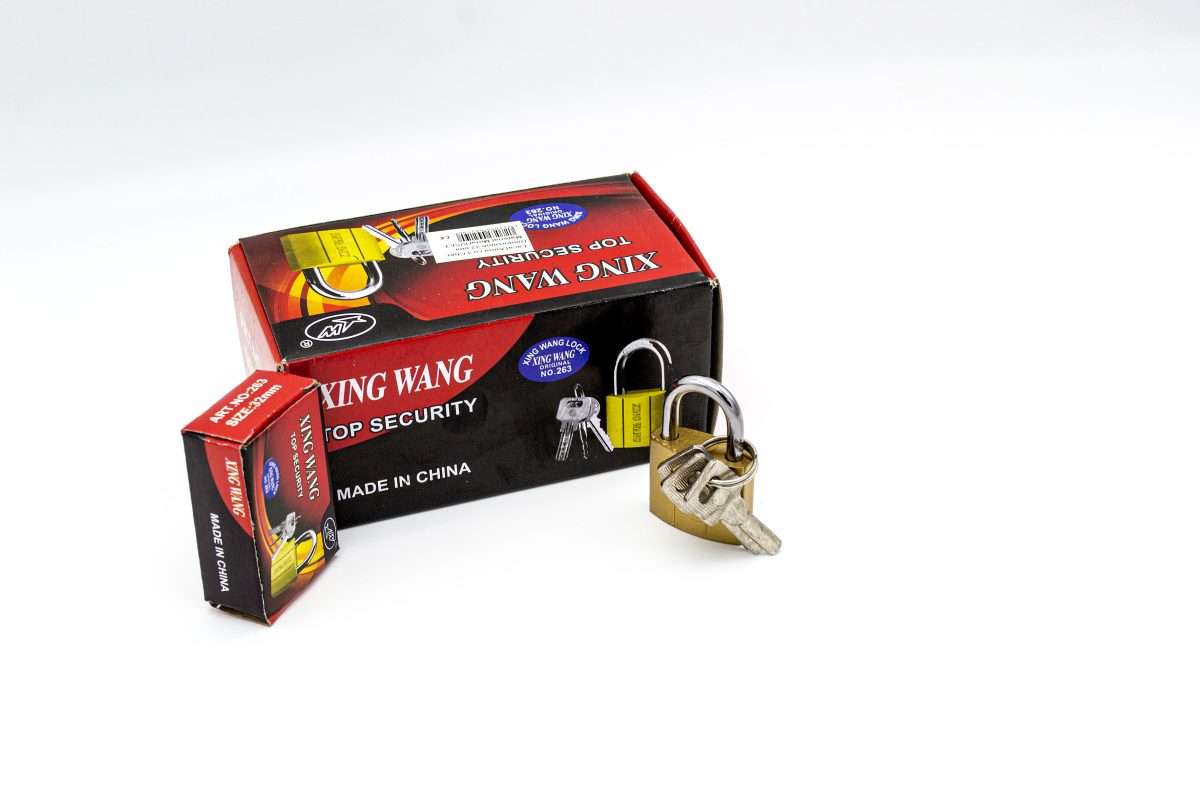 Lacat auriu engross 32mm - imagine 3