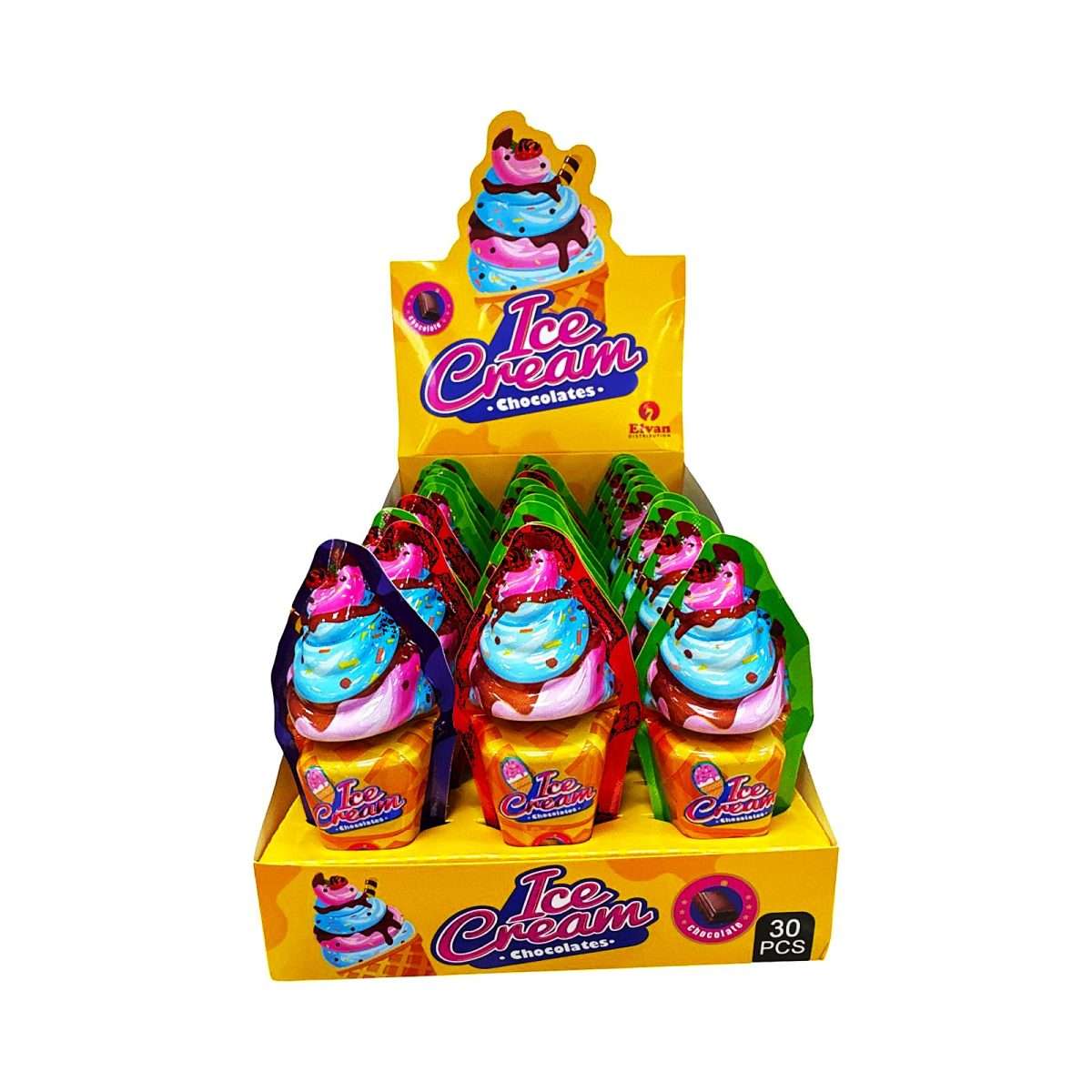 Cornet choco ice cream 7gr en-gross - imagine 3