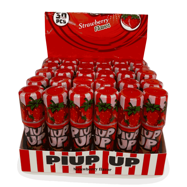 Acadele ruj cu aroma de capsuni 10gr engross
