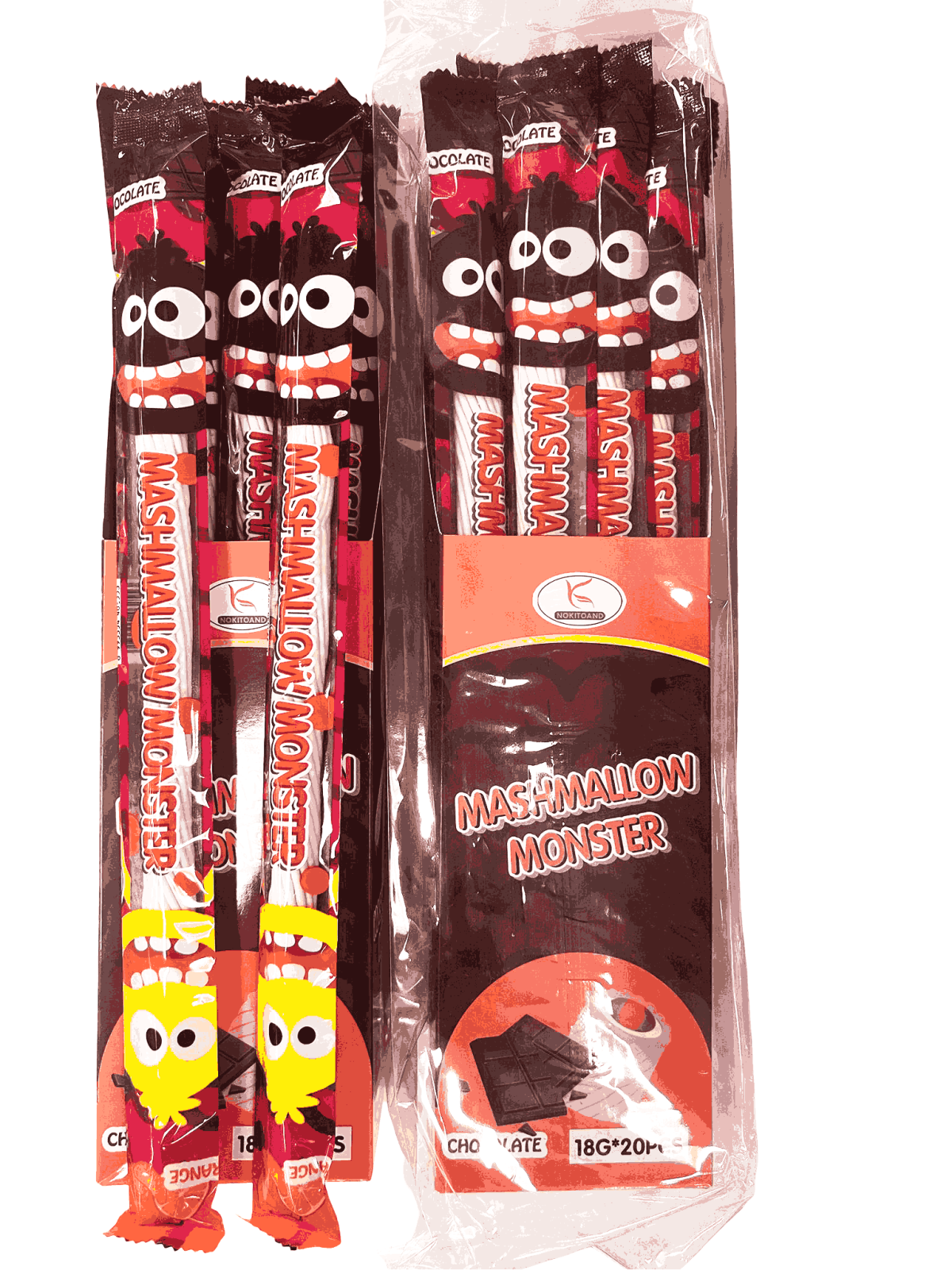 Marshmallow monster ciocolata en-gross 18gr (E.X.P: 21.12.2025) - imagine 1