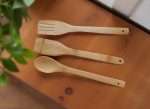 Set 3 Ustensile De Bucatarie Din Bambus En-gross