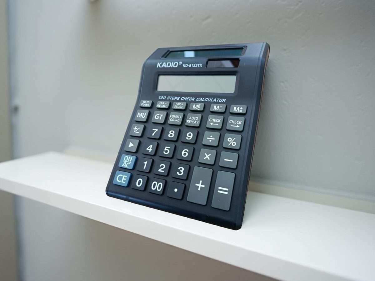 Calculator 2 Fete KADIO KD 8122TX, 20x14cm En-gross (13-1) - imagine 4