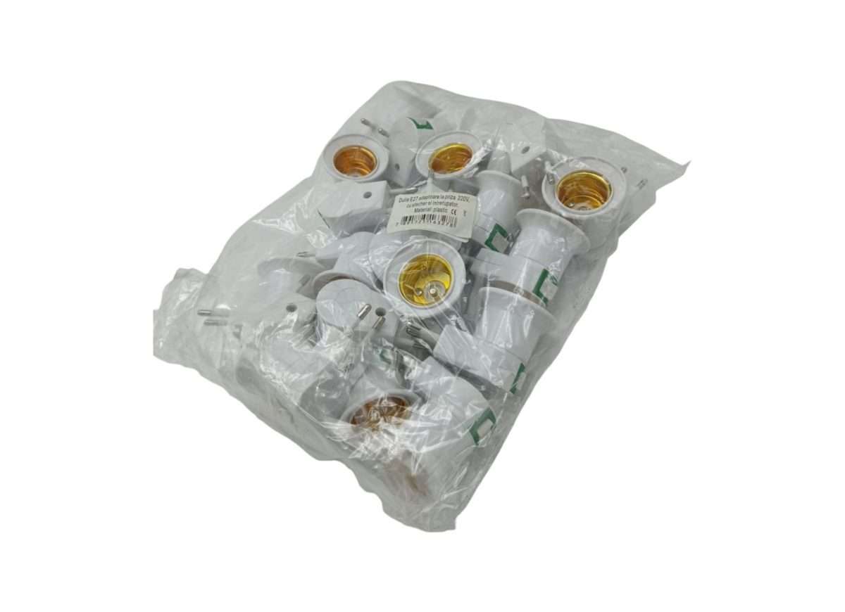 Dulie E27 Adaptor Priza En-gross - imagine 3